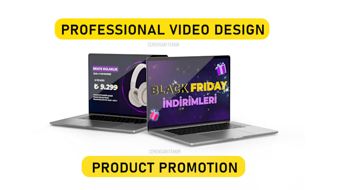 Gig Preview - Professional product promotion videos black friday sale