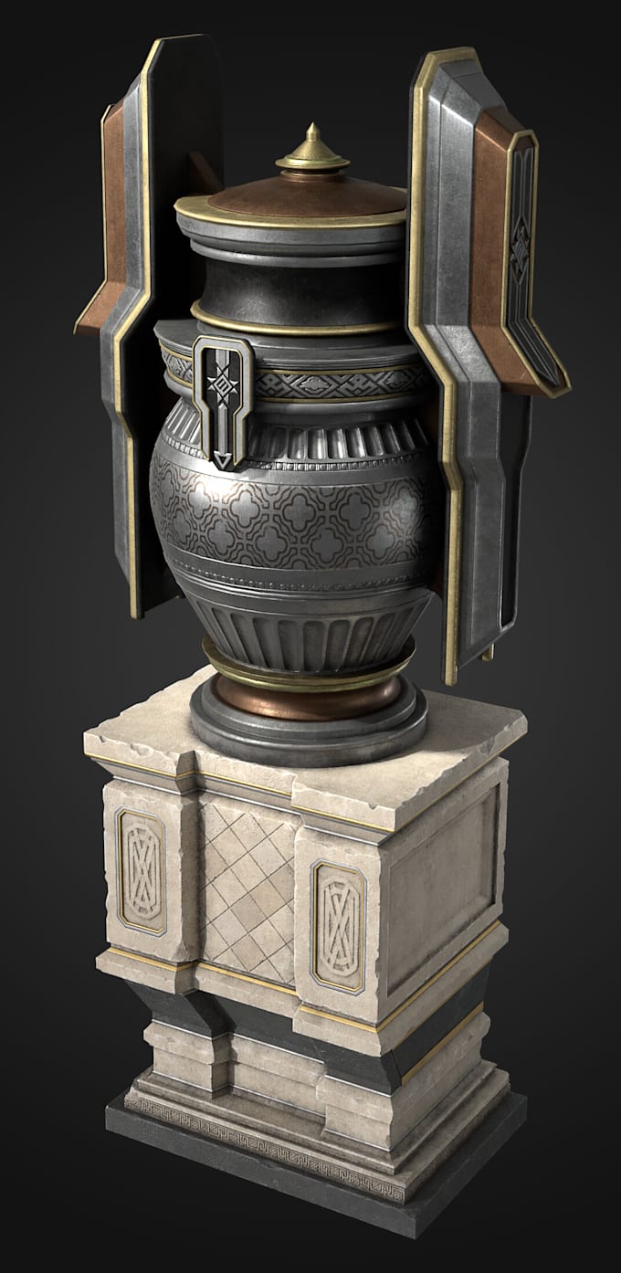 Gig Preview - Create a game ready model with pbr textures