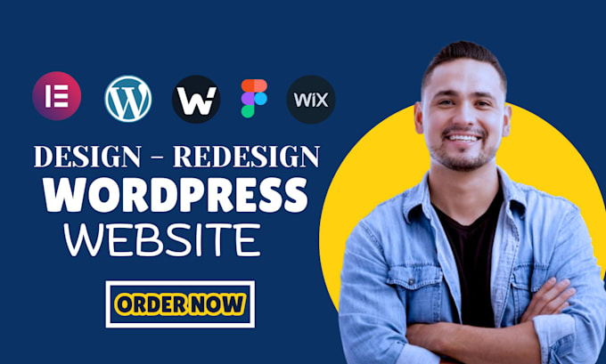 Gig Preview - Design, redesign responsive wordpress website, woo commerce cms and blog website