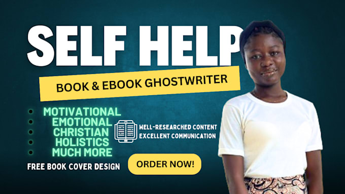 Bestseller - ghostwrite self help book as ebook writer book writer,amazon kdp book formatting