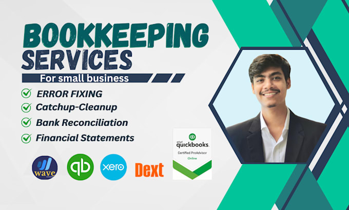 Gig Preview - Do bookkeeping and clean up in quickbooks online xero wave