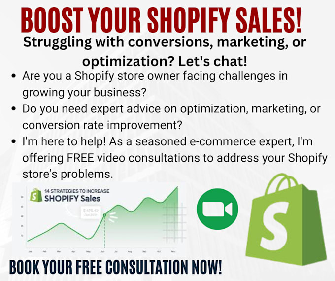 Gig Preview - Setup tik tok shop dropshipping shopify marketing boost etsy traffic fb shop ads