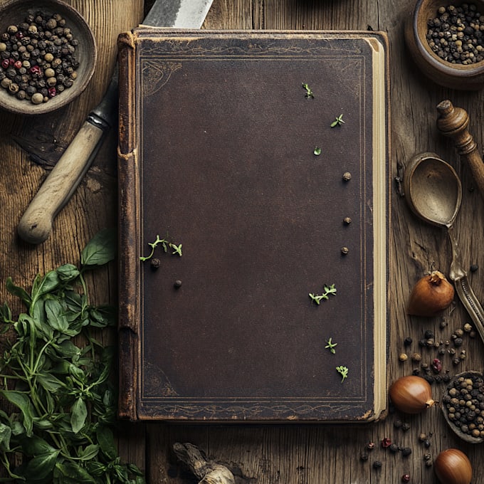 Gig Preview - Create a recipe book cover or cookbook cover