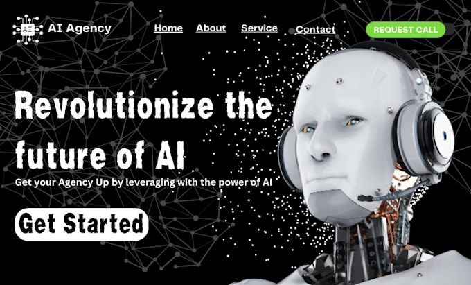 Gig Preview - Do ai automation agency website, ai agency website, ai website, agency website