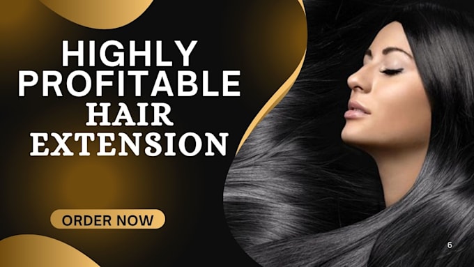 Gig Preview - Hair extension shopify store hair extension dropshipping hair extension website