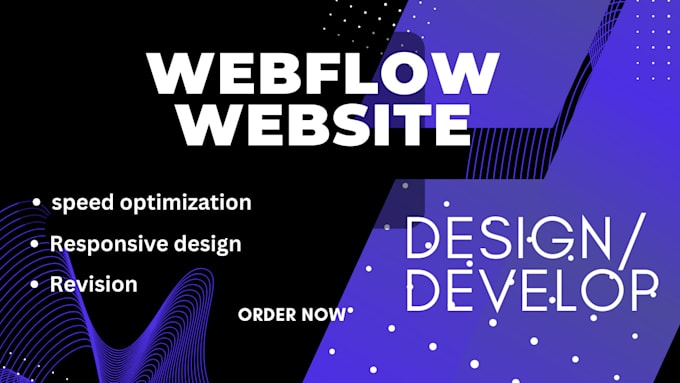 Gig Preview - Create custom webflow website and full redesign