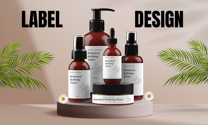 Gig Preview - Create product label, cbd label, bottle label, or supplement label design