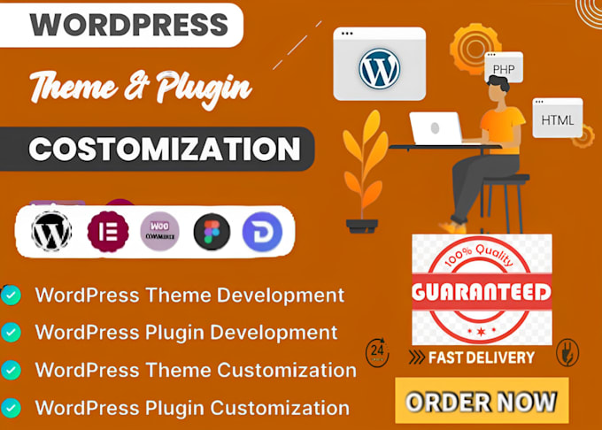 Gig Preview - Develop update edit modify wordpress woocommerce plugin and theme fix any issue