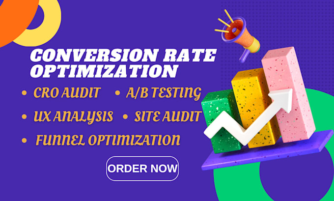 Gig Preview - Do conversion rate optimisation, cro audit, site audit