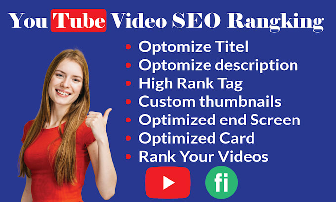 Gig Preview - Be best youtube video SEO expert and channel growth manager