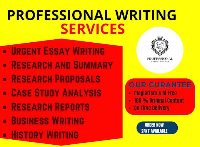 Gig Preview - Write urgent essay,case study,assignment,research and summary writing