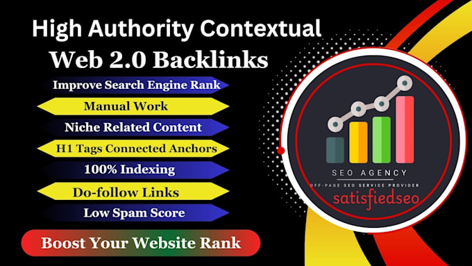 Gig Preview - Build high authority dofollow web 2 0 backlinks