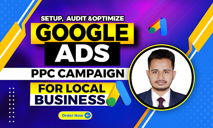 Gig Preview - Setup ppc campaign search ads for local business