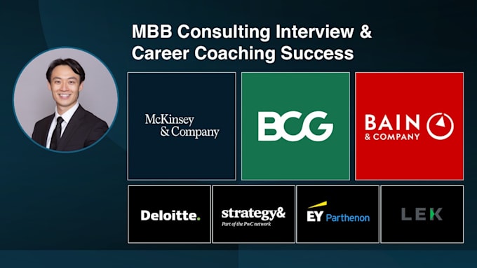 Gig Preview - Coach you to ace mbb interviews and master the management consulting process