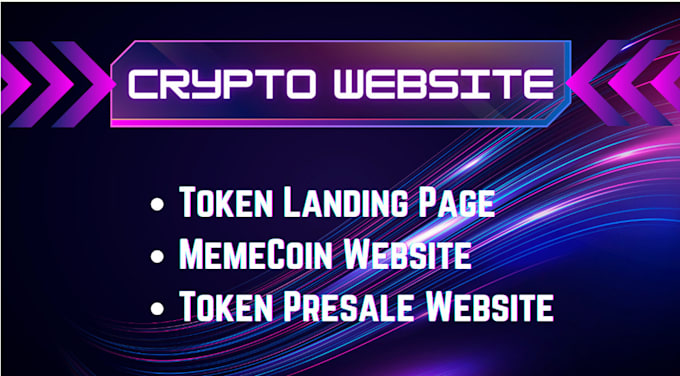 Bestseller - create crypto token website, memecoin website, presale ico website