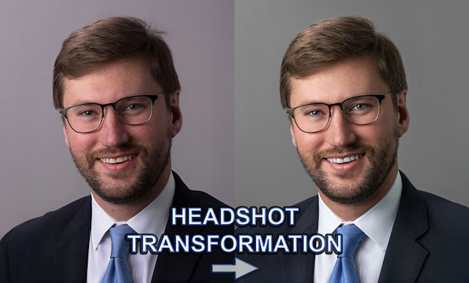 Gig Preview - Do headshot retouching for linkedin, social media, and website