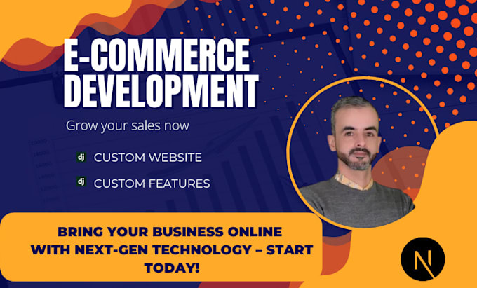 Gig Preview - Develop an ai powered e commerce website with next js django