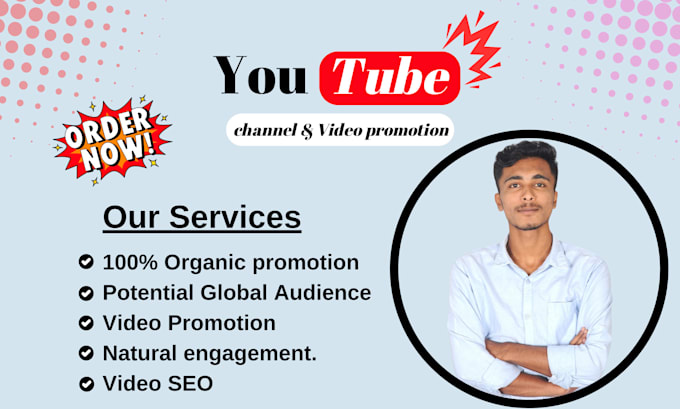 Gig Preview - Boost your youtube video with organic promotion