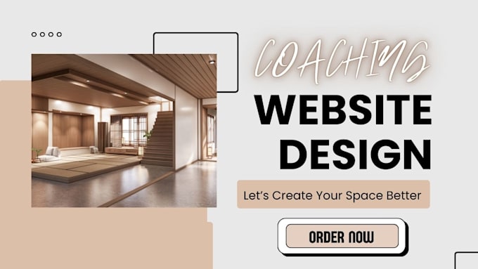 Gig Preview - Design a wordpress website, trainer booking website, coach life coaching website