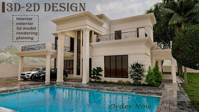 Bestseller - do 3d modelling 3d architectural rendering with blender