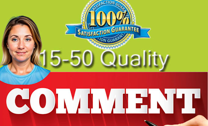 Bestseller - post 15 to 50 thoughtful comments to your website and blogs