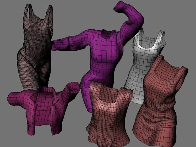 Bestseller - make 3d second life model, realistic fashion 3d clothing