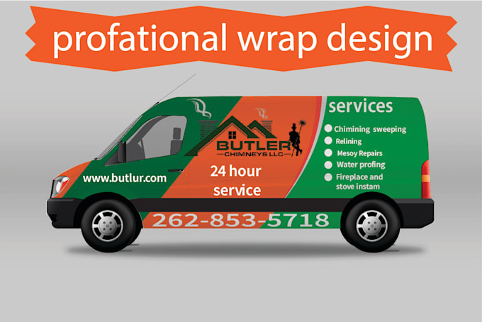 Gig Preview - Create van wrap design, food truck design, car wrap design, flyer design,vehicle