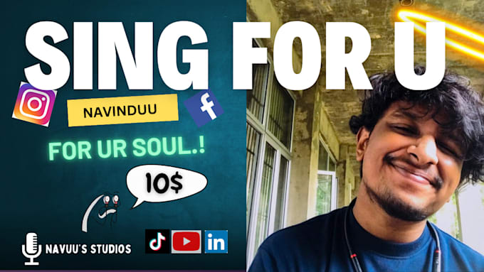 Gig Preview - Sing professional sinhala and hindi songs in high quality for ur soul