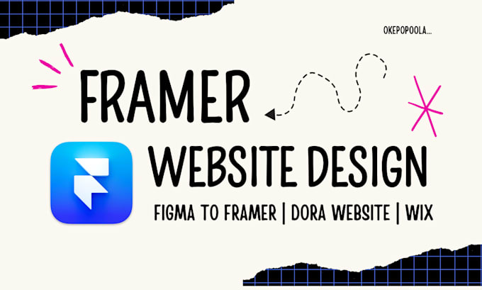 Gig Preview - Design framer website figma to framer dora website wix framer to webflow website