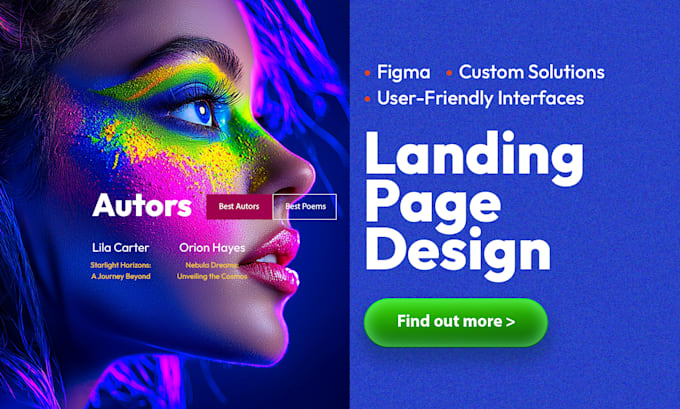 Gig Preview - Design a high converting saas landing page in figma that drives your sales