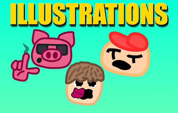 Gig Preview - Make stylized twitch emotes for you