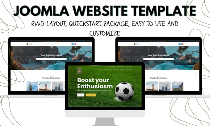 Gig Preview - Develop joomla website or template and redesign website