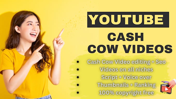 Gig Preview - Create viral cash cow videos for youtube channel