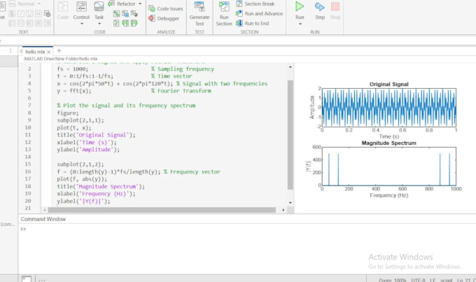 Gig Preview - Signal,image processing,ml matlab,filtering and simulink by matlab