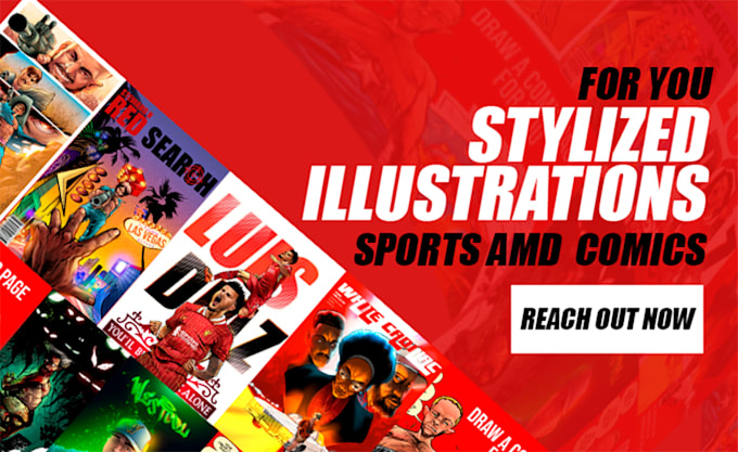 Gig Preview - Custom sports illustration for your favorite football team