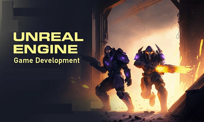 Gig Preview - Develop a 3d multiplayer game, rpg game, 3d video game for you in unreal engine