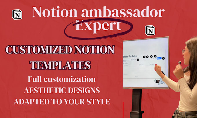 Gig Preview - Design custom notion templates to boost your productivity