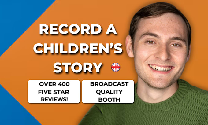 Gig Preview - Record a male british english accent childrens story audiobook for acx