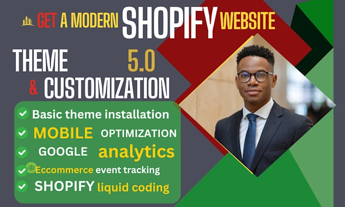 Gig Preview - Customize shopify theme for a unique and professional design shopify theme