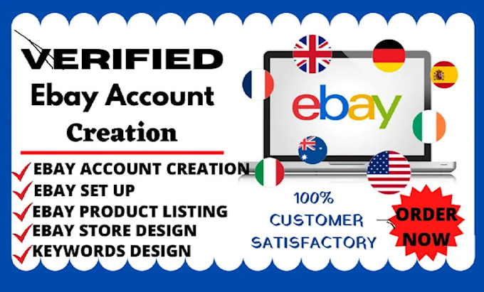 Bestseller - setup your ebay, esty account and list your fist product, ebay optimization