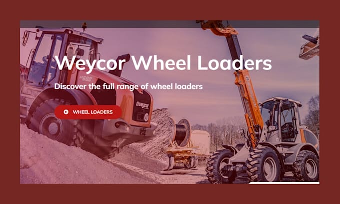 Gig Preview - Design heavy equipment rental shopify store heavy construction equipment website