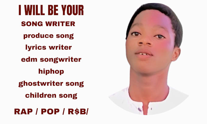 Gig Preview - Generate female gospel singer edm song lyric, song writing and song producing