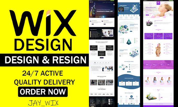 Gig Preview - Develop wix website redesign wix website, wix studio, wix developer or wix SEO