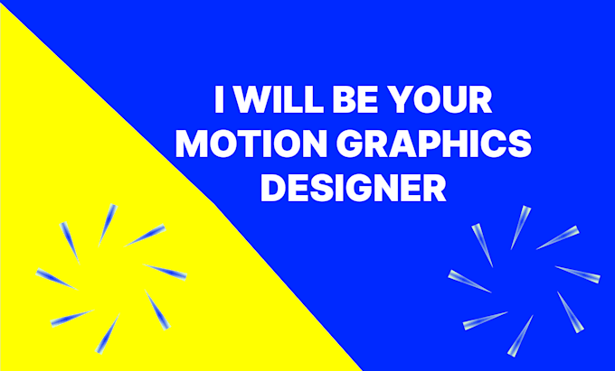 Gig Preview - Do motion graphics, motion design, animation, explainer video, video editing