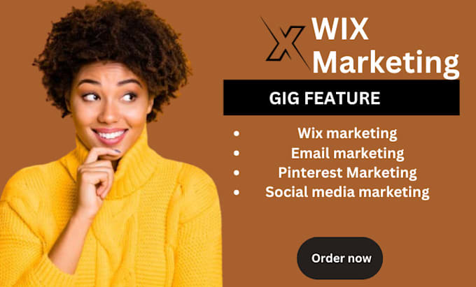 Gig Preview - Do wix marketing, email marketing to boost your organic traffic and sales