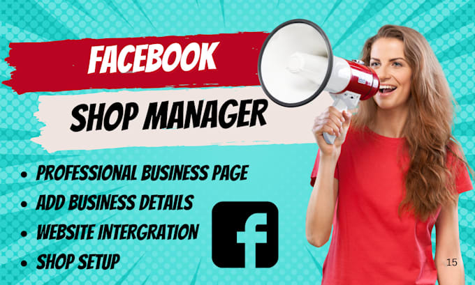 Gig Preview - Create and setup facebook business page, setup meta fb shop