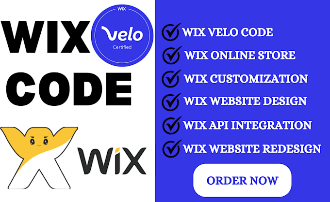 Bestseller - do wix velo code, wix custom code wix seo, customize website using wix velo code