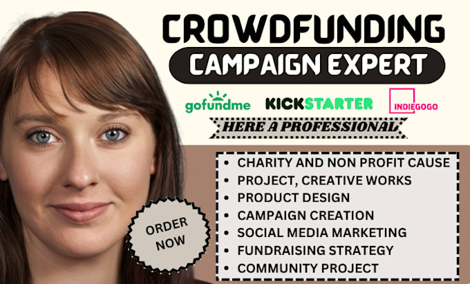 Bestseller - do crowdfunding campaign creation on gofundme kickstarter campaign promotion