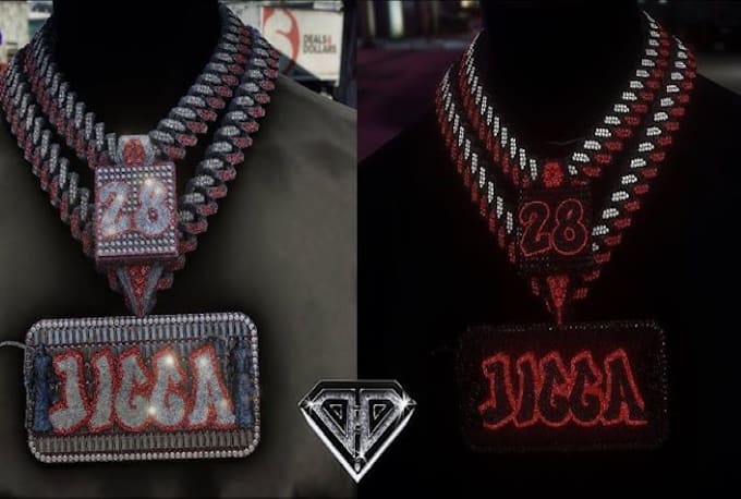 Gig Preview - Make fivem custom chain, fivem gang clothing, custom pocket flag, drippy bandana