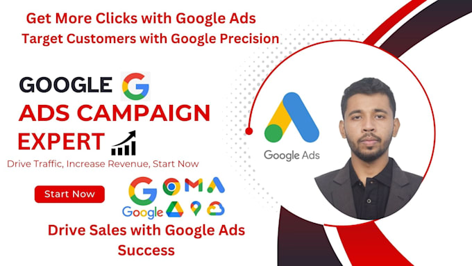 Gig Preview - Setup google ads adwords ppc campaigns, search, shopping ads